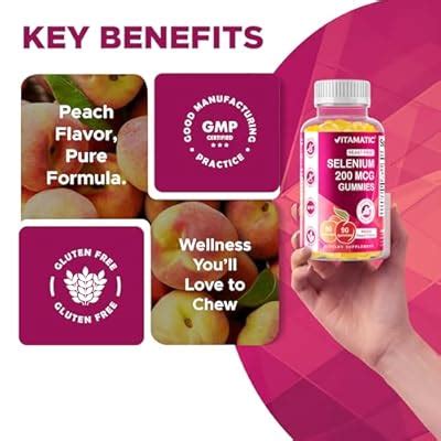 Vitamatic Yeast Free Selenium Gummies 200mcg as India | Ubuy
