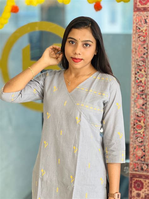Thread Weaving Cotton Blend Kurta Set | MSN119 – Aham Designer Boutique