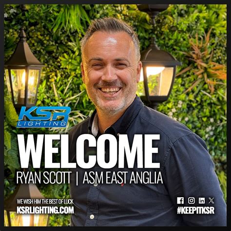 I am Pleased to announce that I have joined KSR Lighting. Thank you to ...