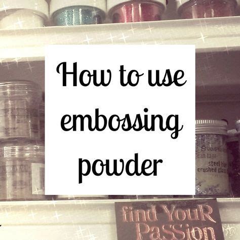 Image result for How to Emboss a Card with Embossing Powder