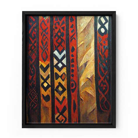 'Aztec' Wall Art Frame | Timeless Beauty and Cultural Heritage – Eunoia