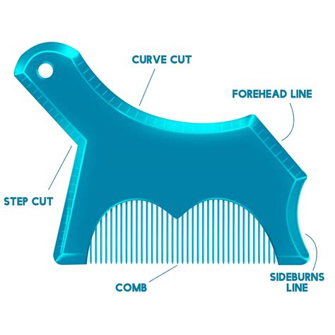 Buy Beard Shaping Template Tool,Dikkar Beard Guide Shaper with Inbuilt ...