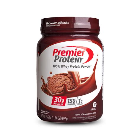 Premier Protein Powder, Chocolate Milkshake, 30G Protein, 1G Sugar, 100 ...