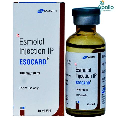 ESOCARD 100MG VIAL INJECTION 10ML Price, Uses, Side Effects ...