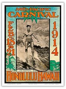 1914 Mid-Pacific Carnival - Honolulu Hawaii - Featuring Duke Kahanamoku ...