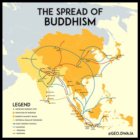 Buddhism Map