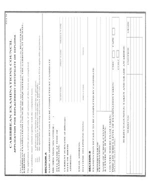 Cxc Certificate Template - Fill Online, Printable, Fillable, Blank ...