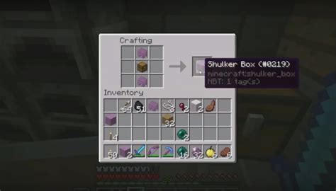 Shulker Box Recipe 的图像结果