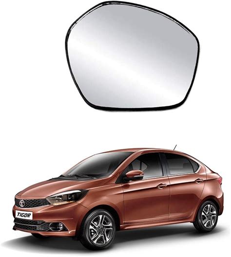 CARIZO ® Right/Driver Side Rear View Mirror Glass Compatible for Tata ...