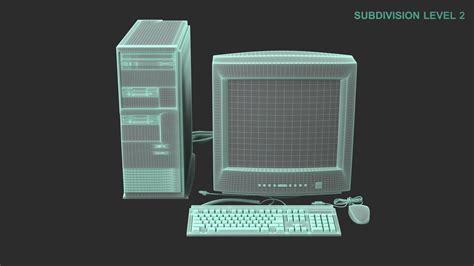 Image result for Retro PC 3D Model