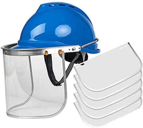 Buy GLJY Safety Helmet with Face Shield, Hard Hat Come with 6pcs ...