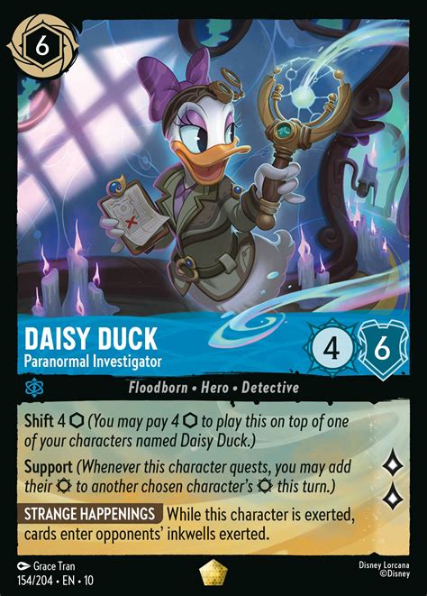 Daisy Duck - Paranormal Investigator Lorcana Card | inkDecks.com