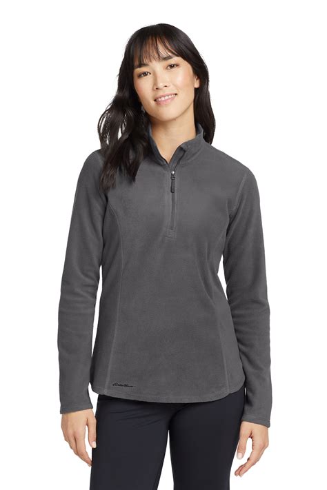 Eddie Bauer Women's 1/2-Zip Microfleece Jacket | Product | SanMar