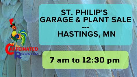 Caffeinated Rooster @ St. Philips Garage & Plant Sale, St. Philip's ...