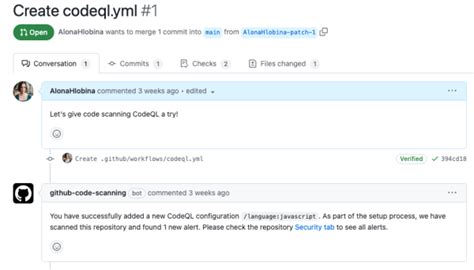 Image result for Code Scanning Alerts Pull Request