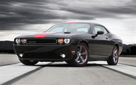 black, 2K, rallye, challenger, 2014, dodge, charger, cars, redline HD Wallpaper