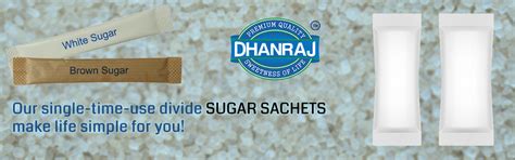 Sugar Sachets manufacturers exporters suppliers in India, Gujarat ...