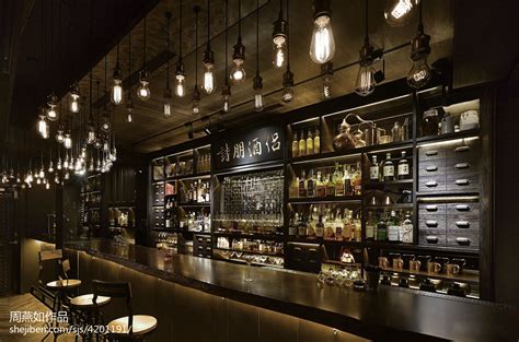 酒吧吧台设计效果图 – 设计本装修效果图