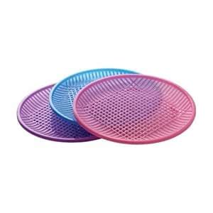 Buy Bullet Plastic Roti Plate Jali Set, Multi Color, Set of 3 (Chapati ...
