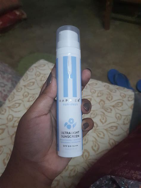 Happier Ultralight Sunscreen Gel 3 In 1 SPF 50 PA++++ | Lightweight ...