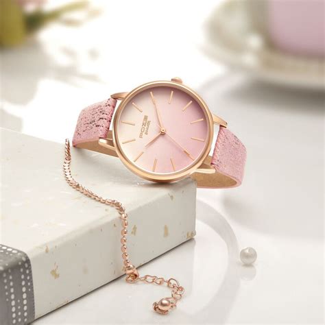 Buy Online Sonata Poze Quartz Analog Pink Dial Pink Color Leather Strap ...