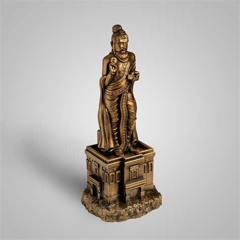 Replica Of Kanyakumari Thiruvalluvar Statue as a 12 Inch Sculpture ...