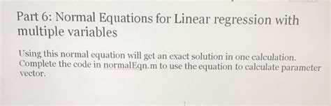 Image result for Normal Equation Method