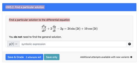 Image result for Differential Equation Example with Solution