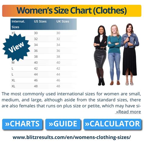 Women'S Pant Size Conversion Chart - SizeChartWomen.com