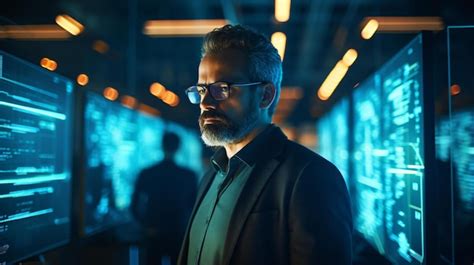 Man Using Computer in Office 的图像结果