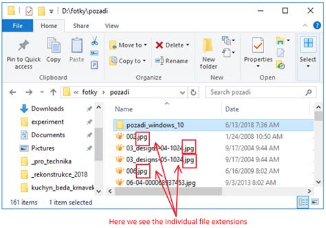 Image result for How to View File Extensions Windows 1.0