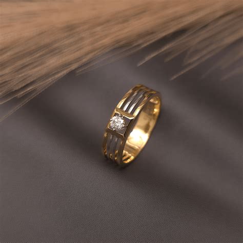 Buy Unravel Men's Diamond Ring 18 KT yellow gold (4.508 gm). | Online ...