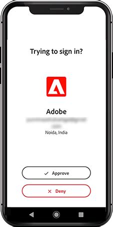 Passwordless authentication options for your Adobe apps and services