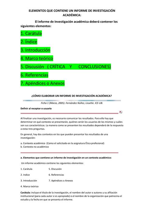 Ejemplo De Informe Final De Investigacion De Mercados - fiador