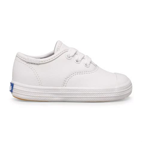 Keds Little Kids Champion Leather Lace Toe Cap - Free Shipping | KEDS