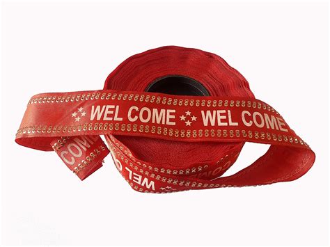 DWeS Welcome Ribbon for Wedding and Party (3 Cm Wide) (25 Meter ...