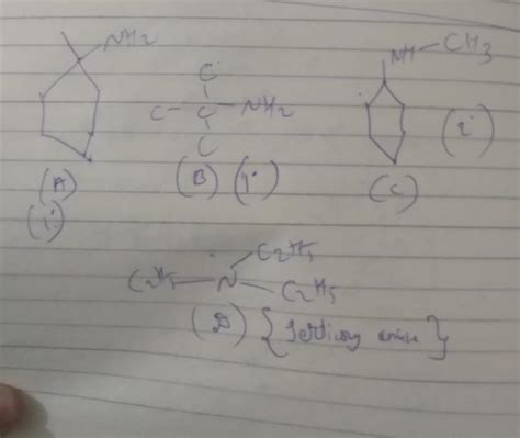 11) Which of the following compound does not give reactionwith Hinsberg ...