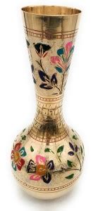 Bhunes Brass Flower Vase | Brass Vases | Flower | Brass | Phooladaan ...
