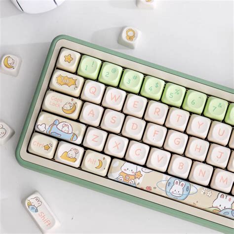 Space Rabbit MOA Profile Keycap Set – CuriosityCaps