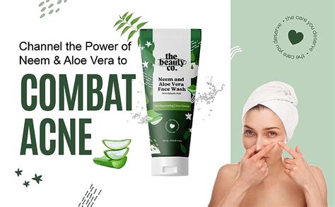 The Beauty Co Vitamin C With Niacinamide & Neem & Aloe Vera Face Wash ...