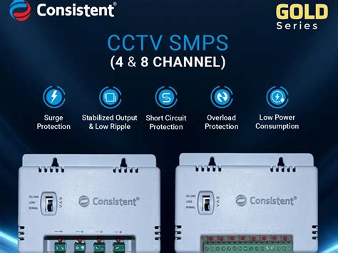 Consistent Infosystems Unveils Gold Series CCTV SMPS: Reliable Power ...