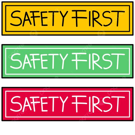 Safety First Sign 的图像结果