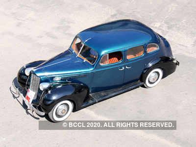 Galaxy Arora during Heritage Vintage Drive in Lucknow