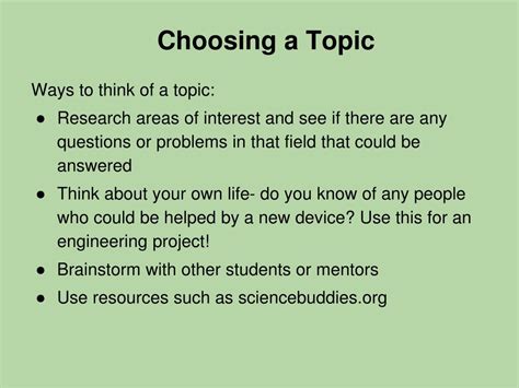 Image result for Choosing Topic
