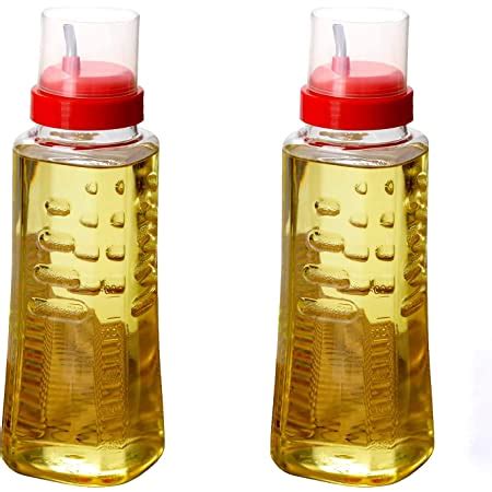 Kuber Industries Plastic Drop Oil Bottle Dispenser for Kitchen,1 LTR ...