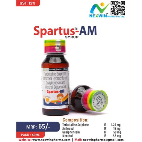 SPARTUS™-AM SYRUP Nexwin Pharma Pvt. Ltd.