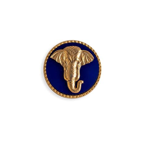 Buy Elephant Button (Blue) Online | Metal Buttons For Coat | JRT ...