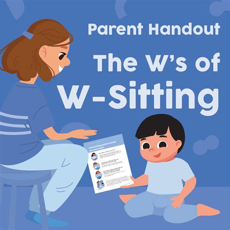 The W’s of W-Sitting: Parent Handout | TMV