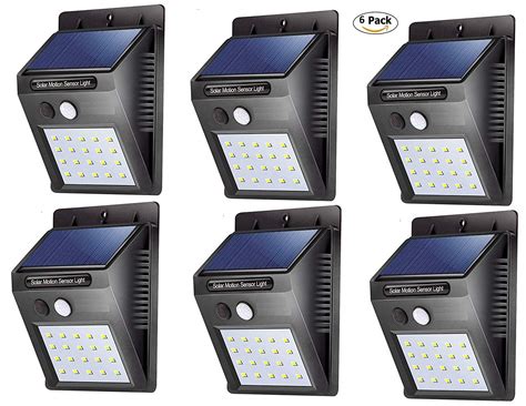 Bestie Homes 20 LED Weatherproof Wireless Security Solar Motion Sensor ...