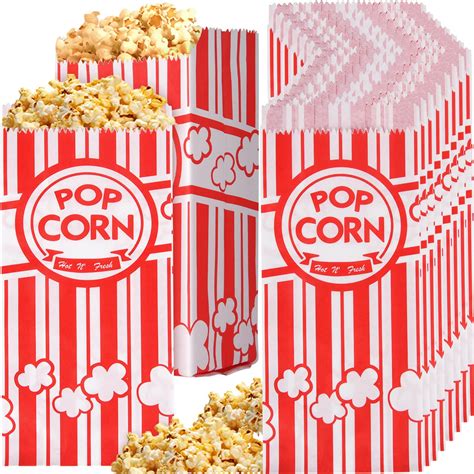 Amazon.com: 1000 Pieces Paper Popcorn Bags, 1 oz Popcorn Bags ...